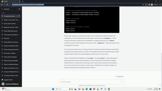 Python is os read os write on an os pipe threadsafe смотреть онлайн