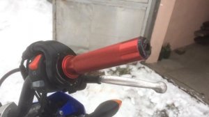 Установка короткоходной ручки газа G2 на Yamaha WR250R