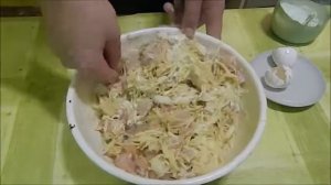 Куриные растрепки рецепт