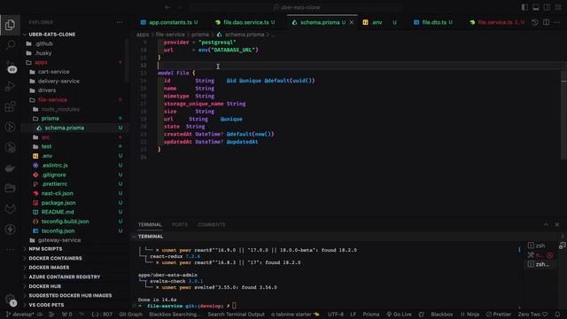 Uber Eats Clone - Building File Manager Microservice #74 смотреть онлайн