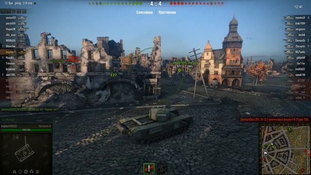 World of Tanks Танк Черчилль 3 смотреть онлайн