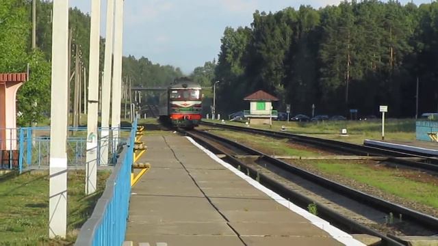 БЧ ТЭП60-0360 с поездом №634Ф Могилёв-Гродно смотреть онлайн