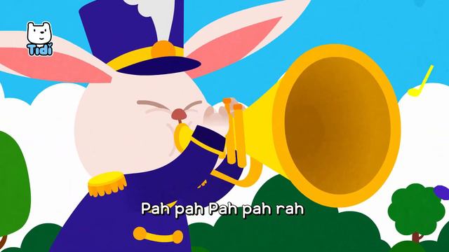 Toot Toot Pah Pah Instrument Play ♪ | Nursery Rhymes | Animal Songs★TidiKids