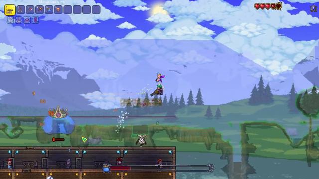 Король Слизней без урона #nohit #terraria смотреть онлайн
