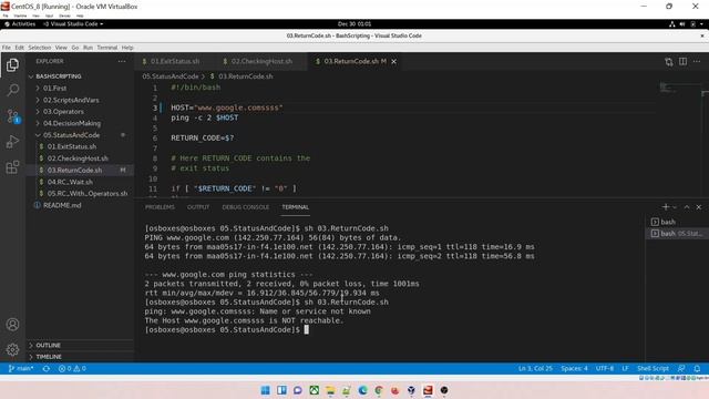 08 | Return Codes | Exit Status | MAN Command | How To Check Exit Status смотреть онлайн