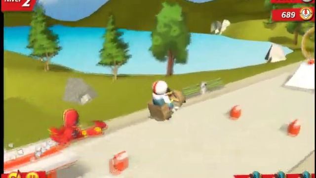 Disney's Kick Buttowski race game - 'La carrera del siglo' powered by Flare3D смотреть онлайн