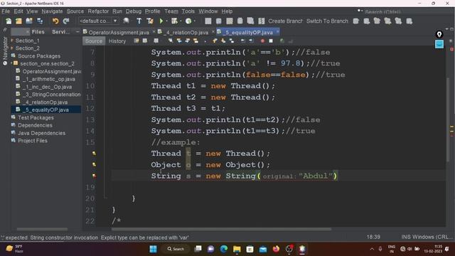 #30- Equality Operator | Learn Complete #java in Hindi | Java Standard Edition смотреть онлайн