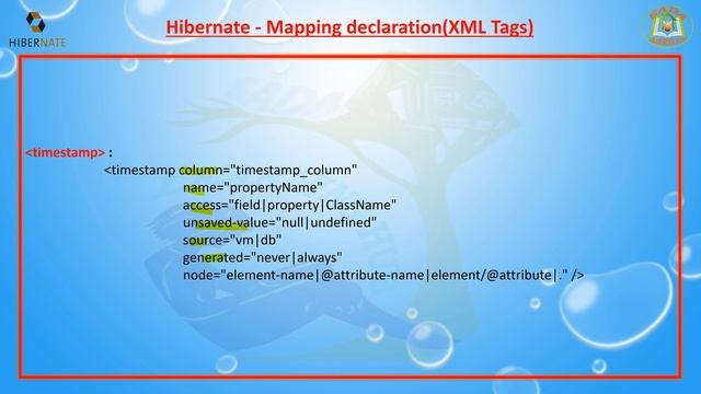 Lesson - 69 : Hibernate - Mapping declaration(XML Tags) смотреть онлайн