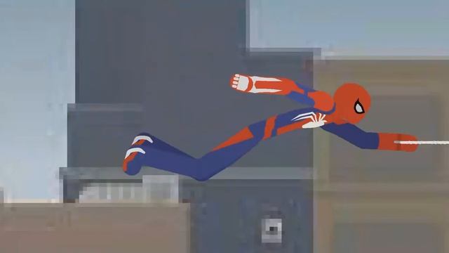 Spider-man Stick nodes Swing Test смотреть онлайн
