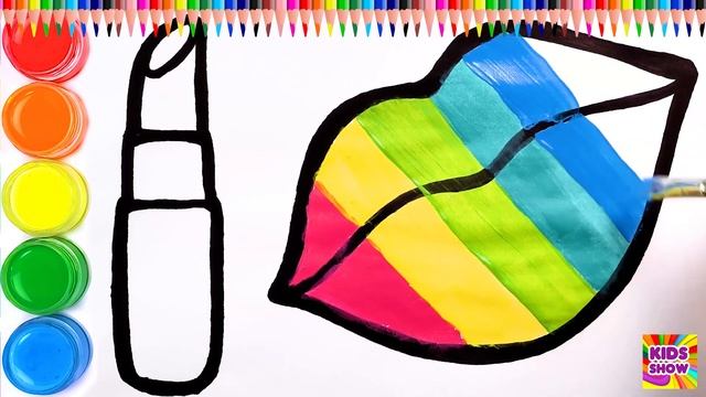 How to draw Lips смотреть онлайн