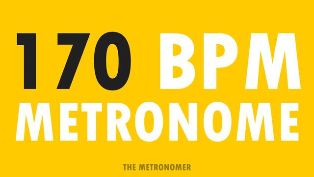 170 BPM Metronome | 15 Minute Metronome Practice смотреть онлайн