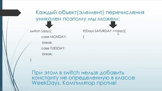Enum в JAVA смотреть онлайн