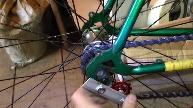 Прототип натяжителя цепи для diY синглSпидА ~ Крокодил ХВЗ