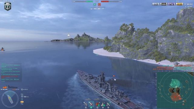 Battleship Lenin in Tier X match, 275k damage - World of Warships смотреть онлайн