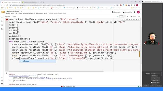 Web Scraping CoinGecko Python смотреть онлайн