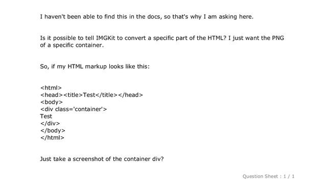 HTML : IMGKit convert HTML to PNG of a specific part of the HTML смотреть онлайн