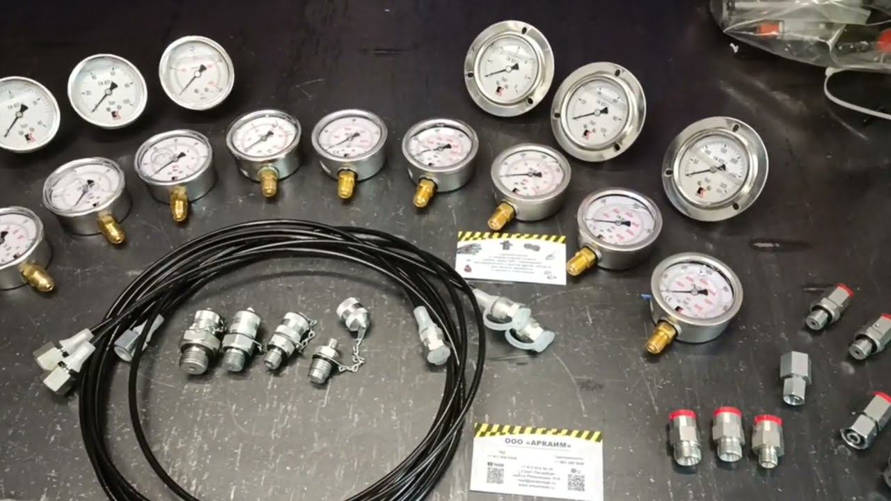 Манометры под грузовую технику, гидравлика и воздух с наполнением от вибрации смотреть онлайн