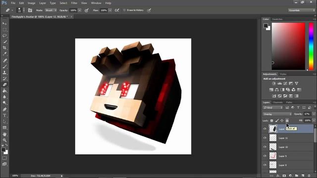 Minecraft Speedart [Head Avatar] | FireApple | [#2] смотреть онлайн