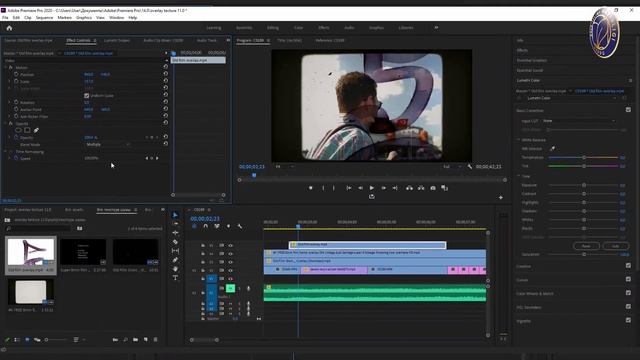 Видео Монтаж. Урок 11. Текстуры, VHS, Overlays смотреть онлайн