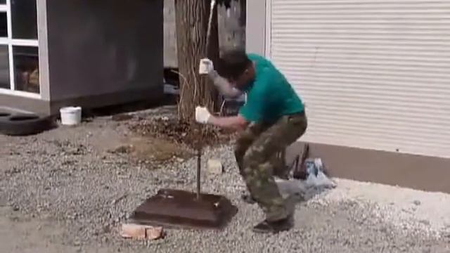 Испытание нового материала стеклопластика на прочность смотреть онлайн