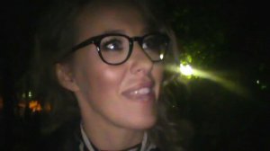 Встреча пранкеров и Ксении Собчак на Чистых прудах