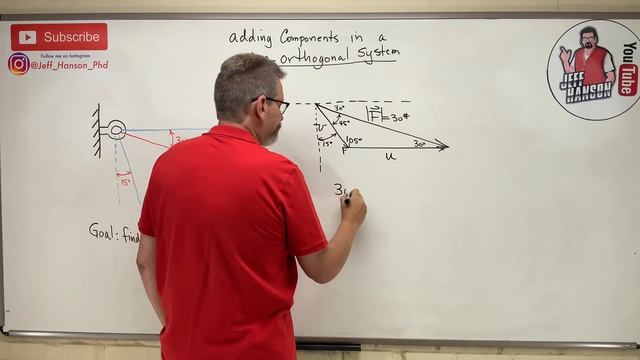 Statics: Lesson 7 - Finding Vector Components in Non-Orthogonal Systems смотреть онлайн