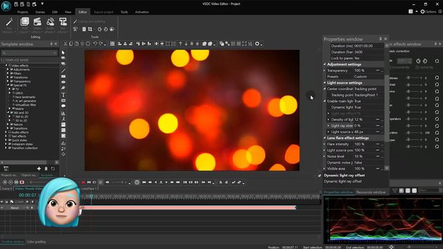 How to animate effects using Tracking Point in VSDC смотреть онлайн
