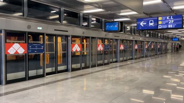 Walk from Terminal 2E Hall M to Hall K at Paris' CDG Airport Air France Connections in Transit смотреть онлайн