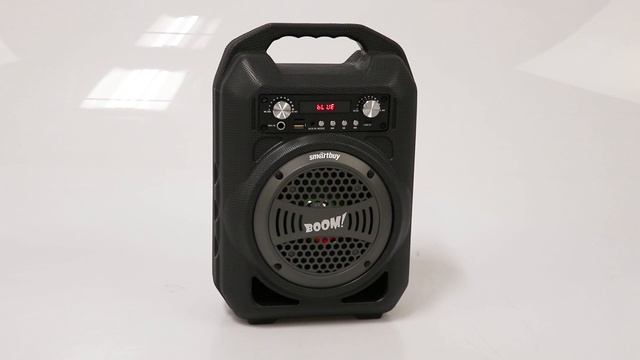 Портативная колонка Smartbuy BOOM, 9 Вт, Bluetooth, MP3-плеер, FM-радио, черная смотреть онлайн
