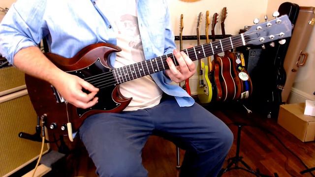 1969 Gibson SG Junior Sound Demo смотреть онлайн