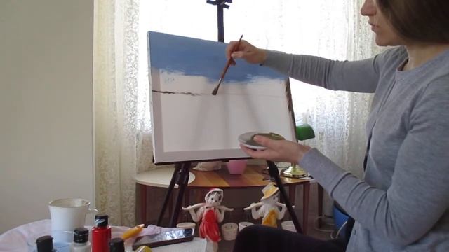 "1" Учимся рисовать природу. Сама себе художник . смотреть онлайн