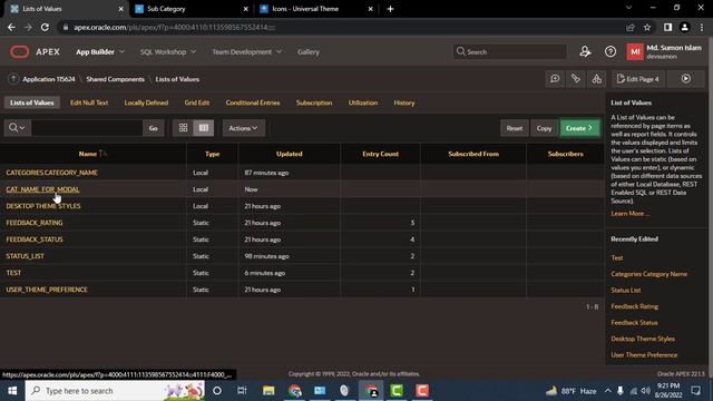 #4 - Oracle Apex Dynamic List & Static List || Share Component || Oracle Apex Tutorial for Beginner смотреть онлайн