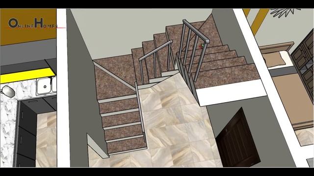 16x28 small house plans in 3d смотреть онлайн