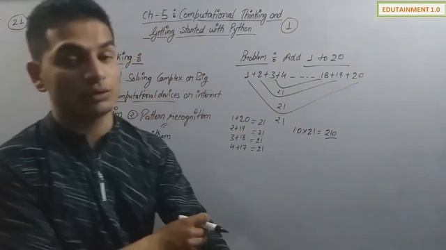 Computational Thinking and Getting started with Python | Class 11 Computer Science Python (Video 1) смотреть онлайн