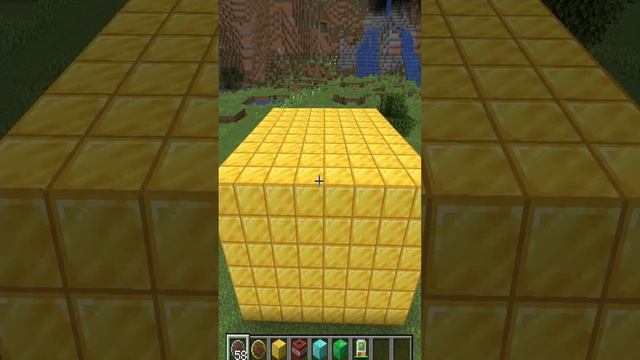 Satisfying HOLE Filler Mod | Minecraft #shorts