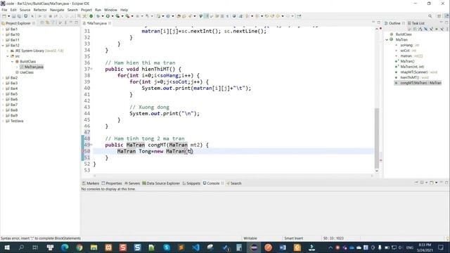 [Java] Bài 12: Ma trận смотреть онлайн