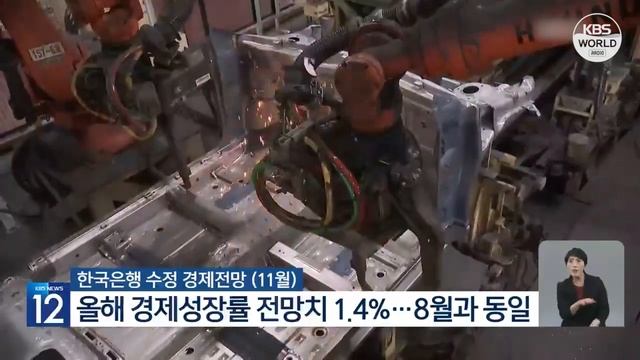 Банк Кореи сохранил учётную ставку на уровне 3,5% l KBS NEWS 231130 смотреть онлайн