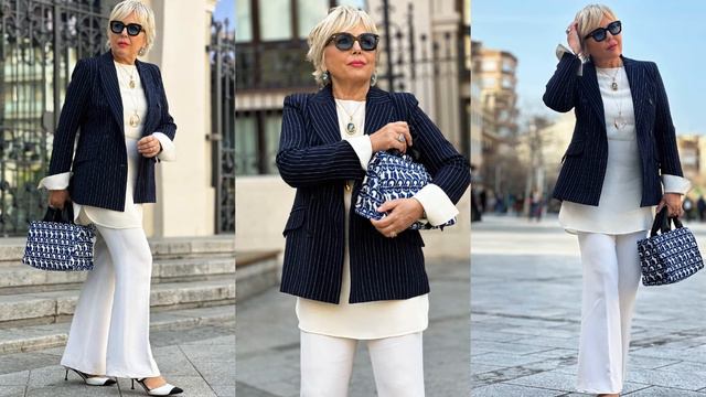 МОДНЫЕ СТИЛЬНЫЕ ФАСОНЫ ЖЕНСКИХ БРЮК 50+❤️ В МОДНЫХ ЛЕТНИХ ОБРАЗАХ 2024❤️