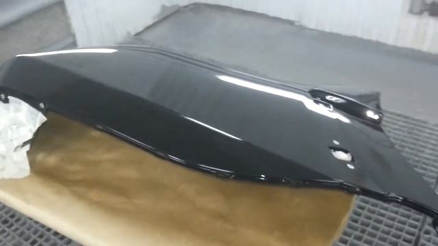 Ремонт и окраска клыка бампера . смотреть онлайн