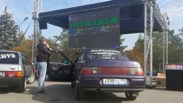 Замер Pride MT 15 с Pride Авроры ,на соревнованиях по автозвуку Автокаста!