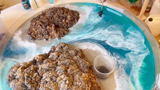 Craft Table made of epoxy resin and wood. DIY. Do it yourself. Detailed master class. смотреть онлайн