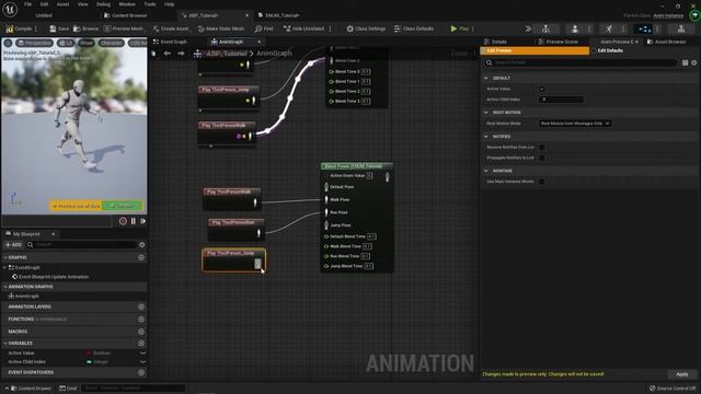 Blend Poses By - AnimGraph in Unreal Engine 5 Tutorial! смотреть онлайн