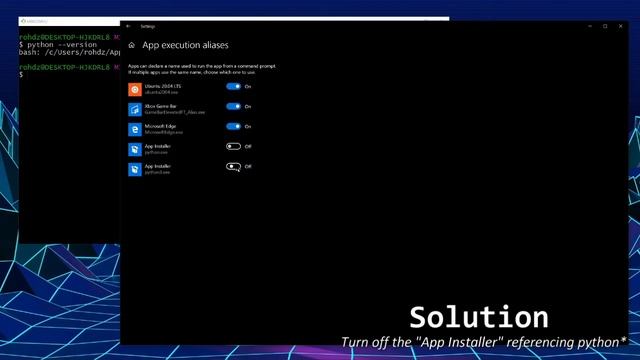 Fix Python on Git Bash (Win10) смотреть онлайн