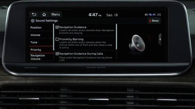 Radio Mode: Sound Settings