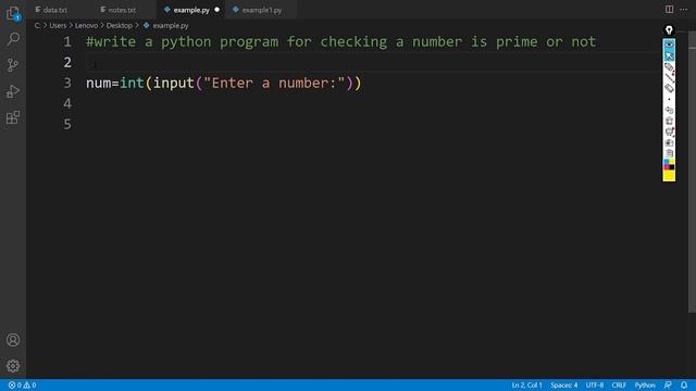 Python Program for Prime Numbers | Python Interview Questions for Freshers смотреть онлайн
