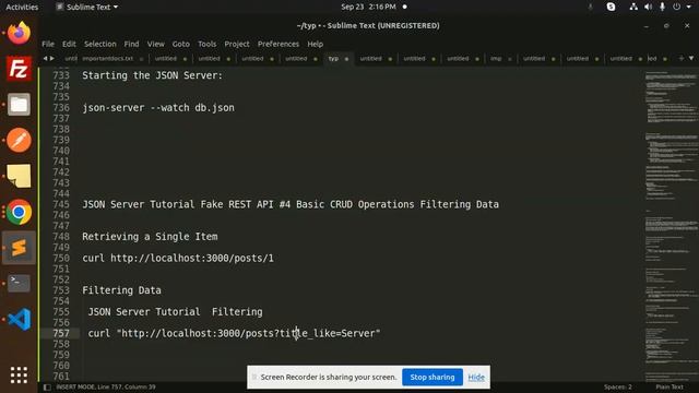 JSON Server Tutorial Fake REST API #4 Basic CRUD Operations Filtering Data смотреть онлайн
