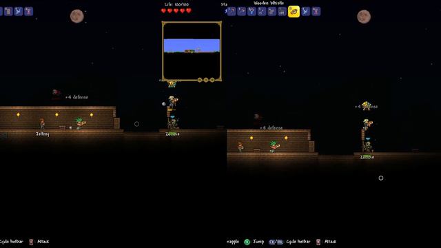 Terraria Co Op Modded Adventure #1 ► Baby Shark and Canon Enter New World! смотреть онлайн