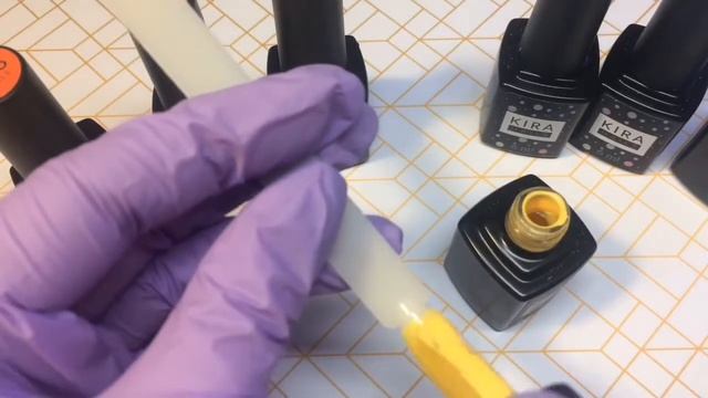 Выкраска супер гель лаков торговой марки Kira nails смотреть онлайн