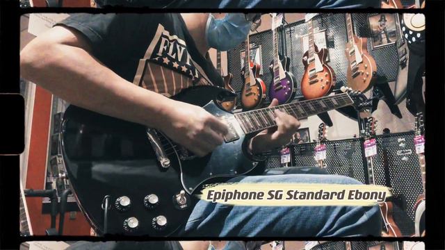 Epiphone SG Standard Ebony Electric Guitar смотреть онлайн