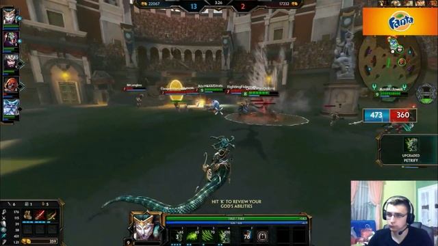 SMITE PRVA IGRA QUADRA KILL!!!! смотреть онлайн